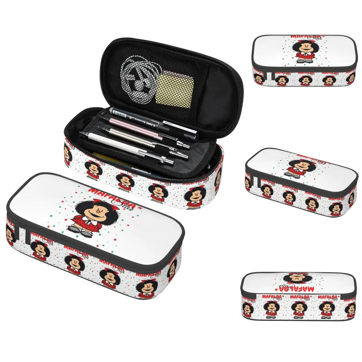 Happy Mafalda Manga Quino Comic Pencil Case for Boy Girl School Pen Box Pencil Bag Stationery Supplies Pen Holder Bag
Happy Mafalda Manga Quino Comic Pencil Case for Boy Girl School Pen Box Pencil Bag Stationery Supplies Pen Holder Bag