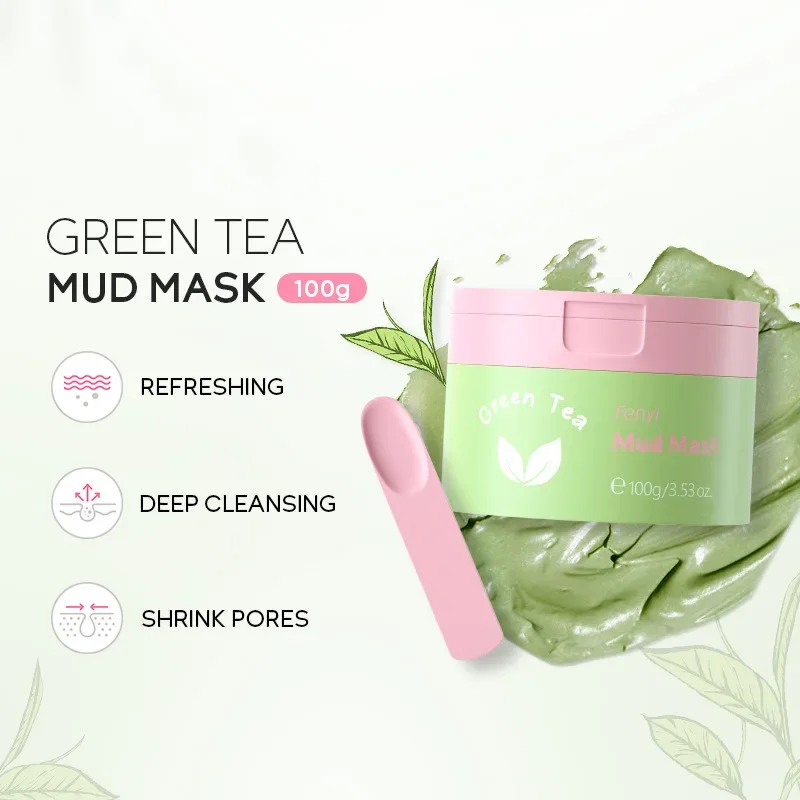 100g Green Tea Clay Mask Moisturizing Deep Cleansing Oil Control Blackhead Remover Face Mask Facial Mud Masks Skin Care for Face
100g Green Tea Clay Mask Moisturizing Deep Cleansing Oil Control Blackhead Remover Face Mask Facial Mud Masks Skin Care for Face