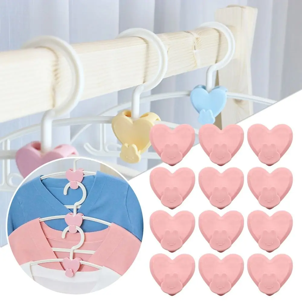 Stylish Heart-shaped Heart Hangers Pink Blue Hangers Heavy Duty Plastics Yellow Clothes Hanger Connector Hooks Space Saving
Stylish Heart-shaped Heart Hangers Pink Blue Hangers Heavy Duty Plastics Yellow Clothes Hanger Connector Hooks Space Saving