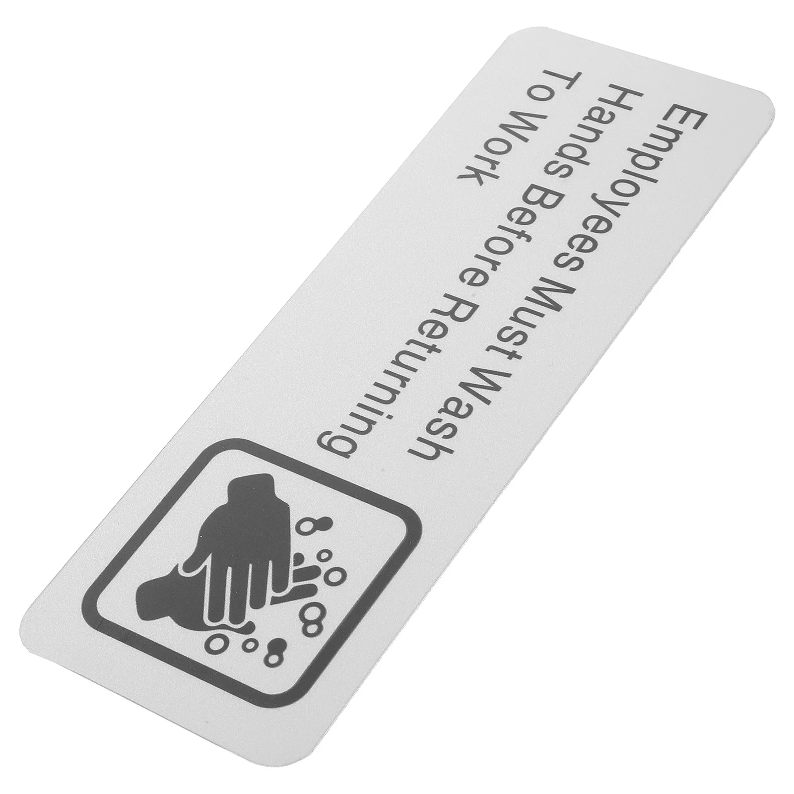 Must Wash Hands Sign Nail Stickers Your Double Sided Informative Aluminum Alloy Employees Safety Office
Must Wash Hands Sign Nail Stickers Your Double Sided Informative Aluminum Alloy Employees Safety Office