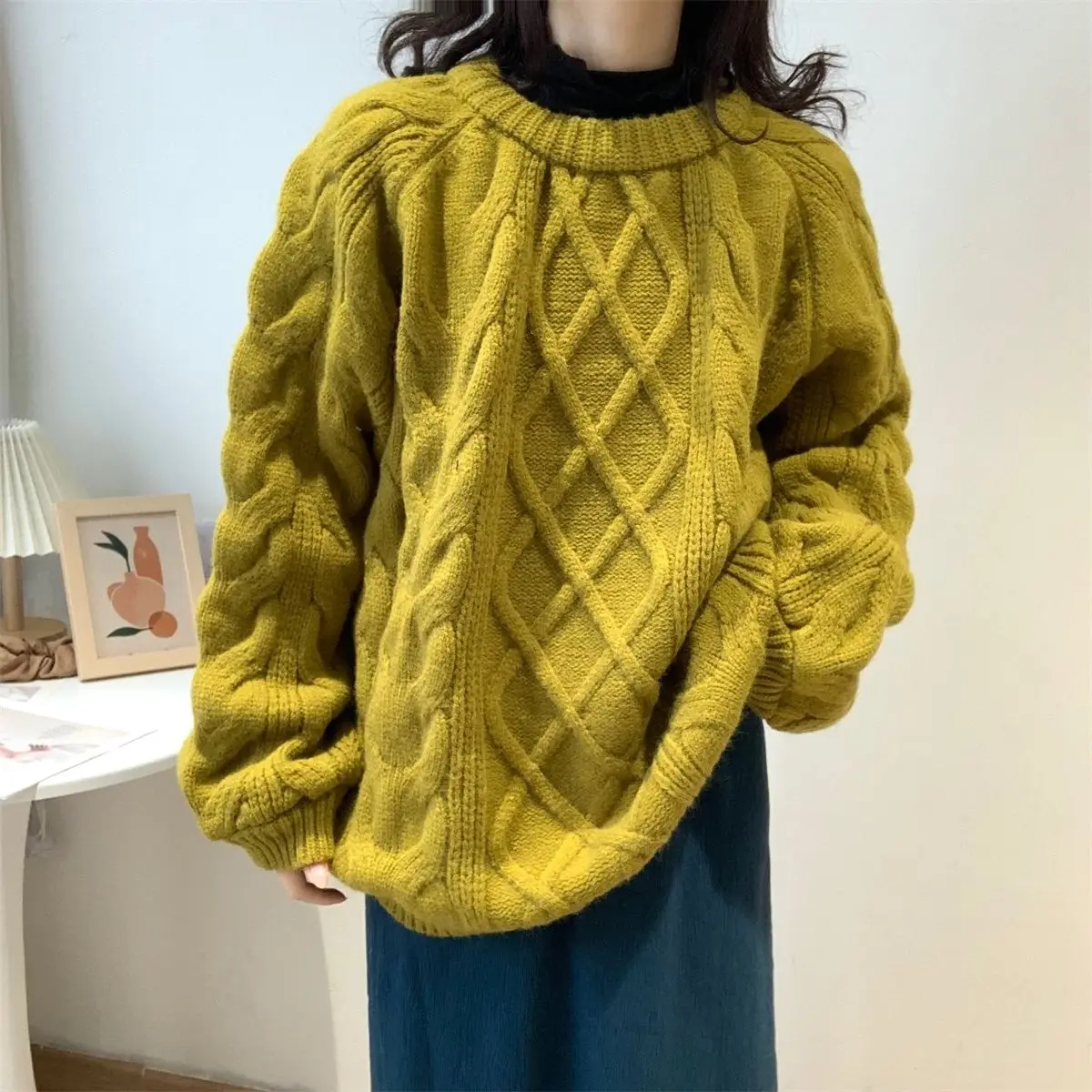2024 Hot Selling Autumn and Winter New Versatile Slim Pullover Sweater Vintage Reduced Age Lazy Round Neck Long Sleeve Knit D151
2024 Hot Selling Autumn and Winter New Versatile Slim Pullover Sweater Vintage Reduced Age Lazy Round Neck Long Sleeve Knit D151