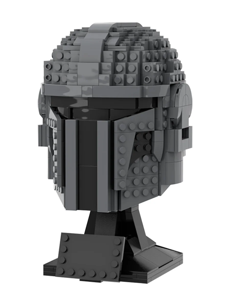 Статуя шлема охотника за головами, строительные блоки MOC, классический доспех космических войн с Т-образным козырьком, реплика шлема для взрослых
Статуя шлема охотника за головами, строительные блоки MOC, классический доспех космических войн с Т-образным козырьком, реплика шлема для взрослых