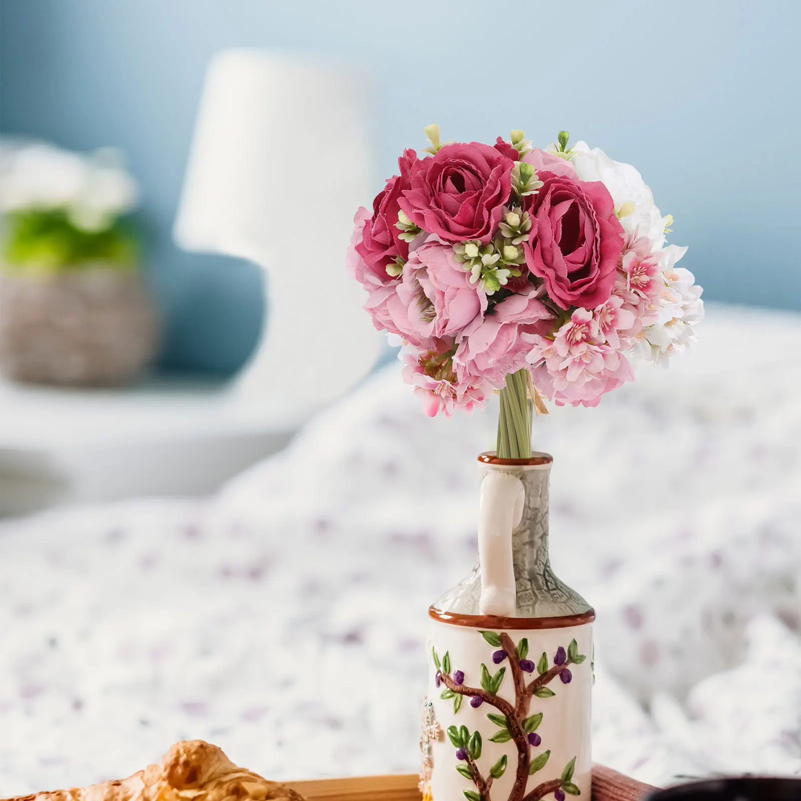 Simulated Bouquet of Flowers Decorative Artificial Bouquets for Wedding Decorations Romantic
Simulated Bouquet of Flowers Decorative Artificial Bouquets for Wedding Decorations Romantic