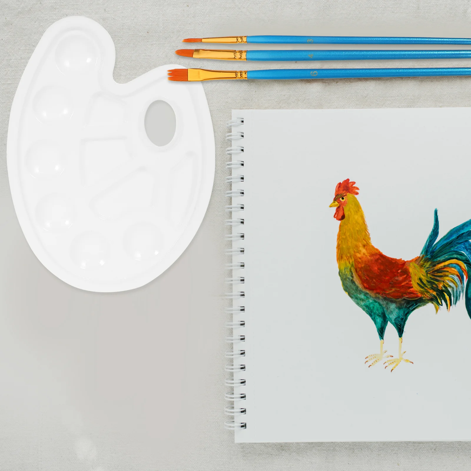 1Set Painting Brushes Premium Material Durable Design Pigment Mixing Plates Portable Drawing Tools for Kids Professional Artists
1Set Painting Brushes Premium Material Durable Design Pigment Mixing Plates Portable Drawing Tools for Kids Professional Artists