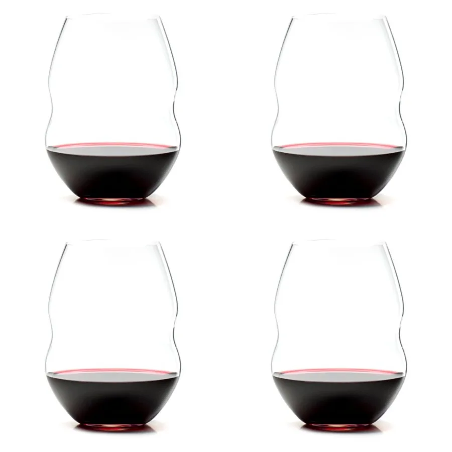 Swirl Stemless Red Wine Glass, Set of 4
Swirl Stemless Red Wine Glass, Set of 4