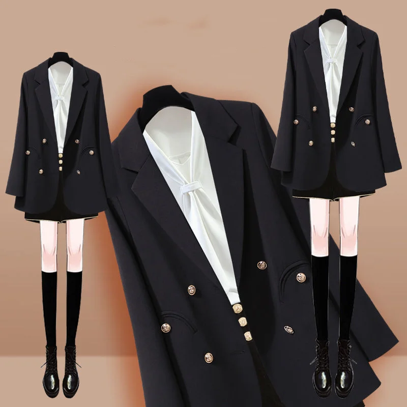 Spring Autumn Singles/Outfits Women's 2023 New Korean Fashion Cardigan Coat Wrapped Waist Slim Wide Leg Pants Two Piece Set
Spring Autumn Singles/Outfits Women's 2023 New Korean Fashion Cardigan Coat Wrapped Waist Slim Wide Leg Pants Two Piece Set