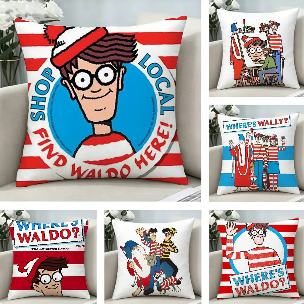 Game W-Wheres W-WallyS Waldo World Pillow Case Pattern Printed Pillowcase For Living Room Sofa Cushion Cover
Game W-Wheres W-WallyS Waldo World Pillow Case Pattern Printed Pillowcase For Living Room Sofa Cushion Cover