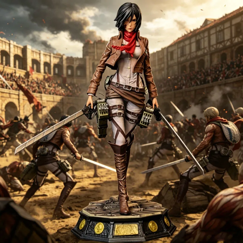 29.5cm Mikasa Ackerman Model Anime Ackerman Action Figure Manga Figurine Peripheral Collectible Figuras GK Statue Gift for Fans
29.5cm Mikasa Ackerman Model Anime Ackerman Action Figure Manga Figurine Peripheral Collectible Figuras GK Statue Gift for Fans