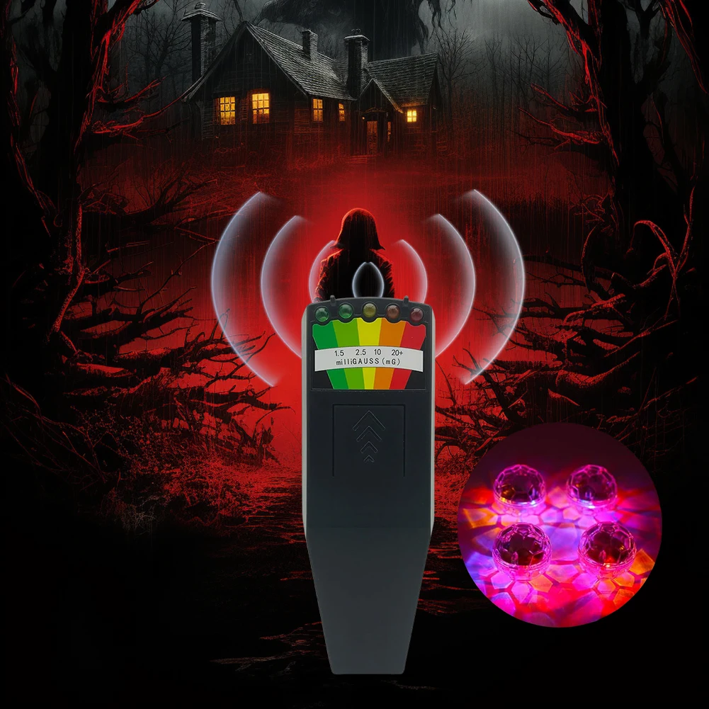 Портативный измеритель электромагнитного поля 50Гц-2000МГц с 5 светодиодами, детектор излучения ЭМП, оборудование для тестирования паранормальных явлений
Портативный измеритель электромагнитного поля 50Гц-2000МГц с 5 светодиодами, детектор излучения ЭМП, оборудование для тестирования паранормальных явлений