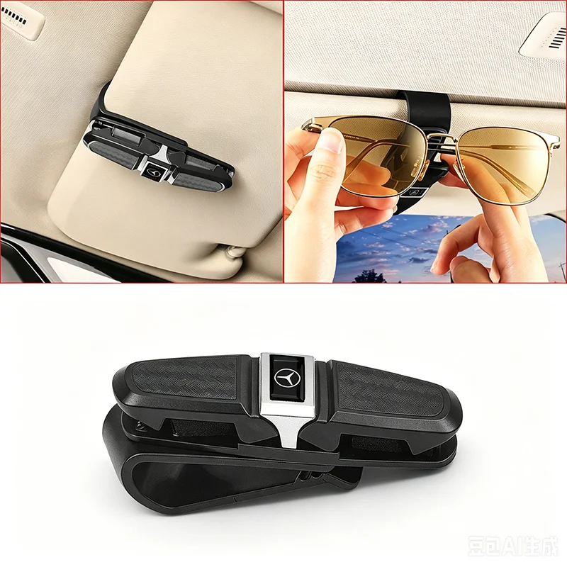 Car Auto Sun Visor Glasses Box Universal Sunglasses Clip Card Ticket Stickers For Mercedes-Benz C500 C200 C300 A B C E GLA CLA
Car Auto Sun Visor Glasses Box Universal Sunglasses Clip Card Ticket Stickers For Mercedes-Benz C500 C200 C300 A B C E GLA CLA