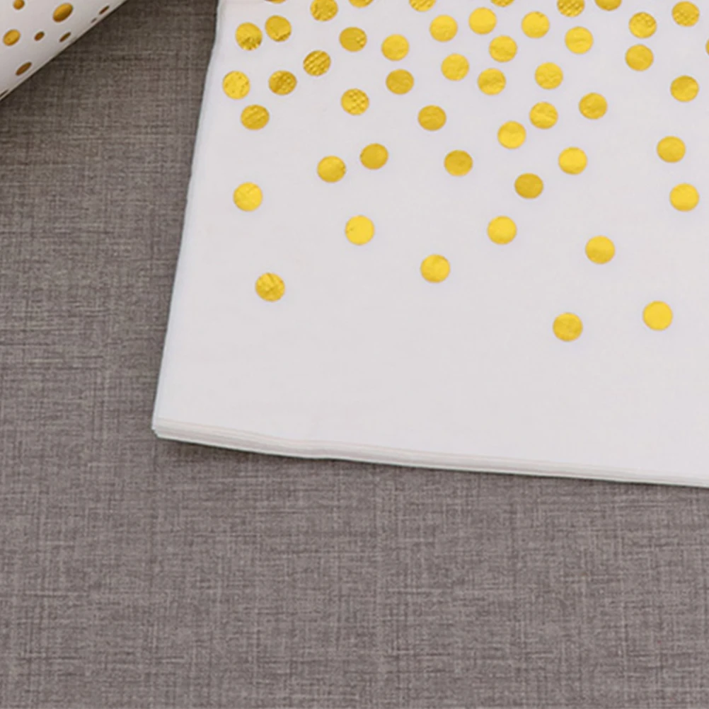 20Pcs Gold Dot Paper Napkins Disposable Tissue Eco Friendly for Party Wedding Birthday Shower Dinner Gathering
20Pcs Gold Dot Paper Napkins Disposable Tissue Eco Friendly for Party Wedding Birthday Shower Dinner Gathering