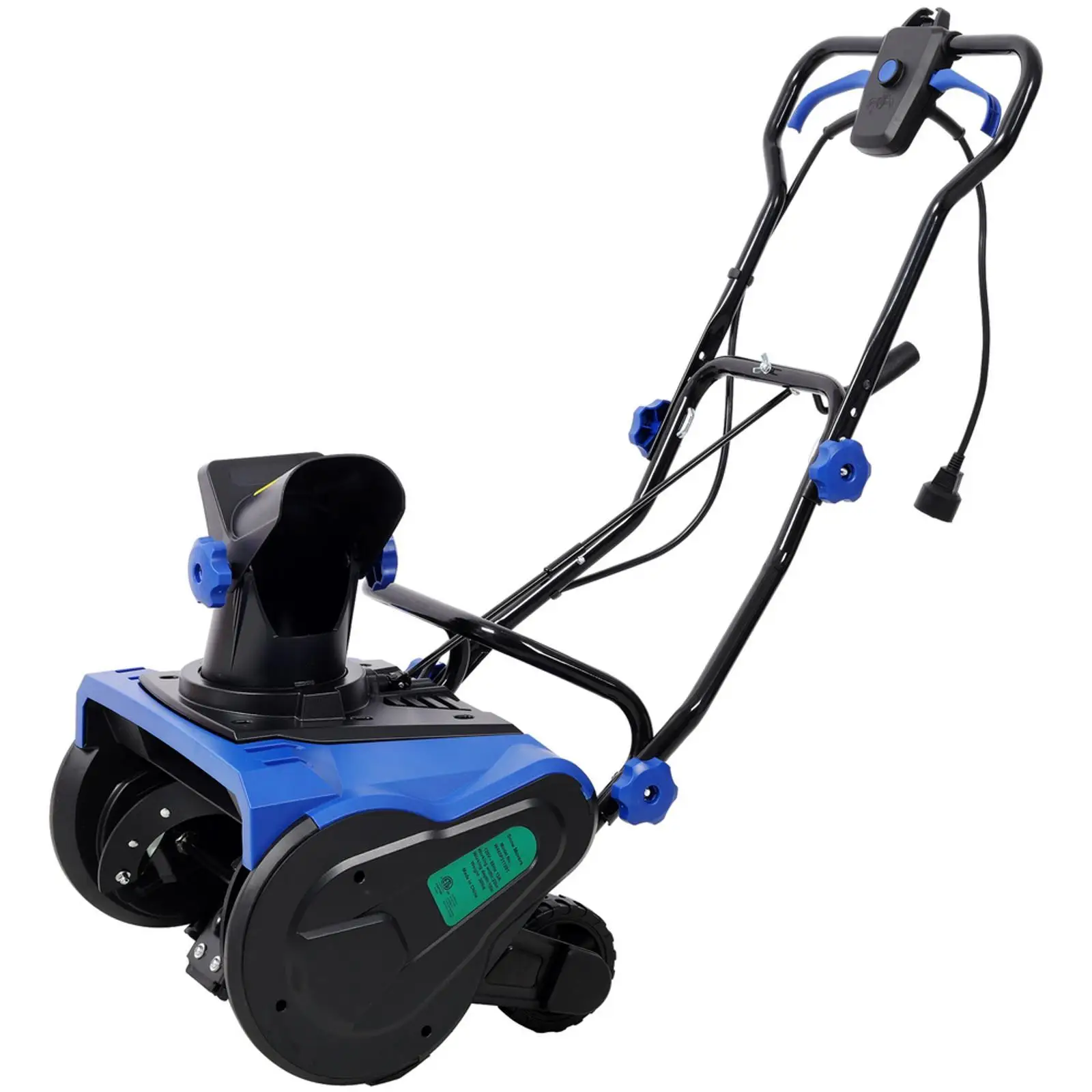 120V ETL Certified Corded Electric Snow Thrower 20 Inch Snowball Maker for Quick Driveway Cleaning
120V ETL Certified Corded Electric Snow Thrower 20 Inch Snowball Maker for Quick Driveway Cleaning