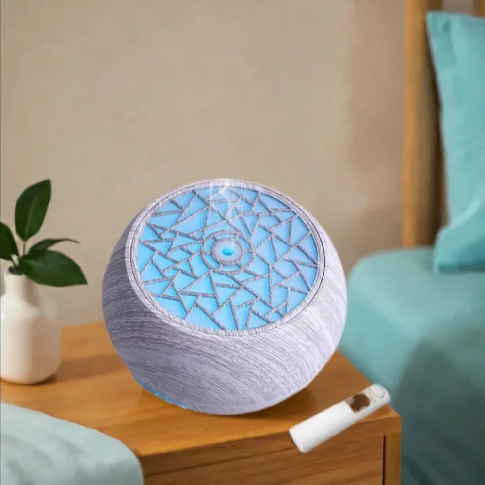 Smart Remote-Controlled Aromatherapy Diffuser 550ml 7 Color LED Ultra-Quiet Humidifier with 6 Essential Oils Kit for Better Spa 
Smart Remote-Controlled Aromatherapy Diffuser 550ml 7 Color LED Ultra-Quiet Humidifier with 6 Essential Oils Kit for Better Spa