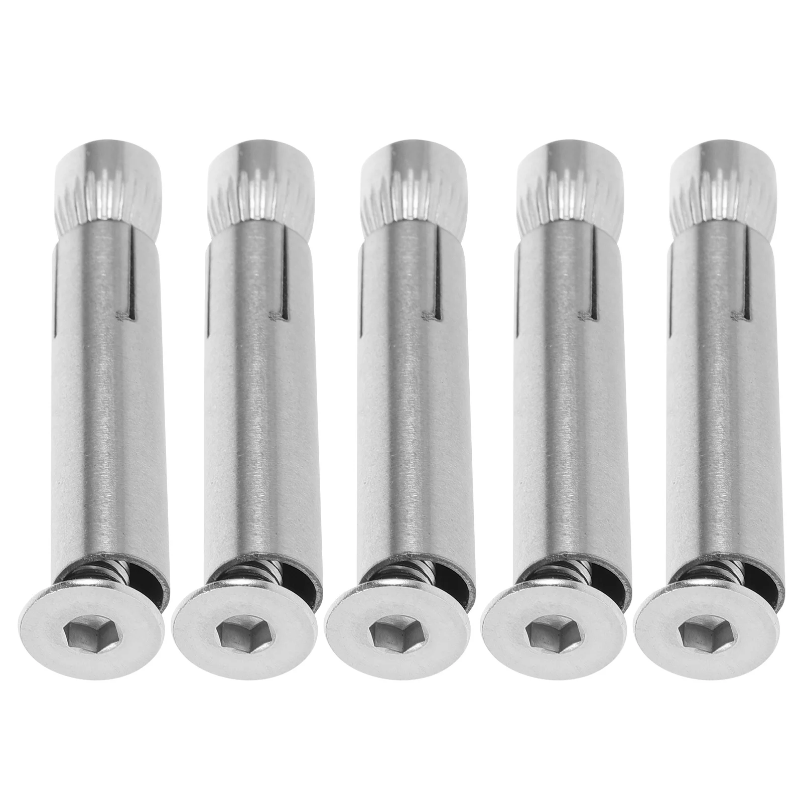 5Pcs Expansion Bolts Stainless Steel Hex Countersunk Screws Durable Fastening Bolts Strong Fixing Screws for Furniture DIY
5Pcs Expansion Bolts Stainless Steel Hex Countersunk Screws Durable Fastening Bolts Strong Fixing Screws for Furniture DIY