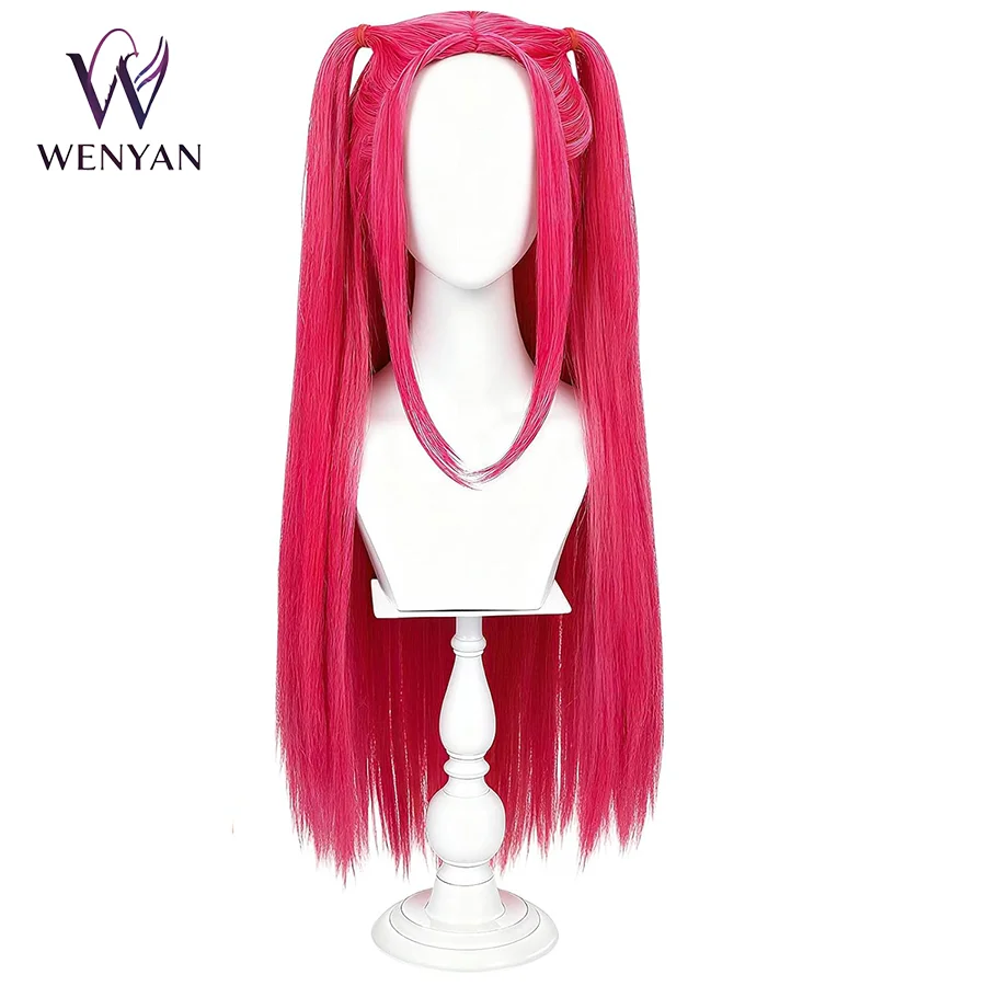 34inch Hot Pink Long Straight Synthetic Wig with 2 Ponytails, Heat Resistant Hair with Wig Cap for Women, Halloween Cosplay
34inch Hot Pink Long Straight Synthetic Wig with 2 Ponytails, Heat Resistant Hair with Wig Cap for Women, Halloween Cosplay