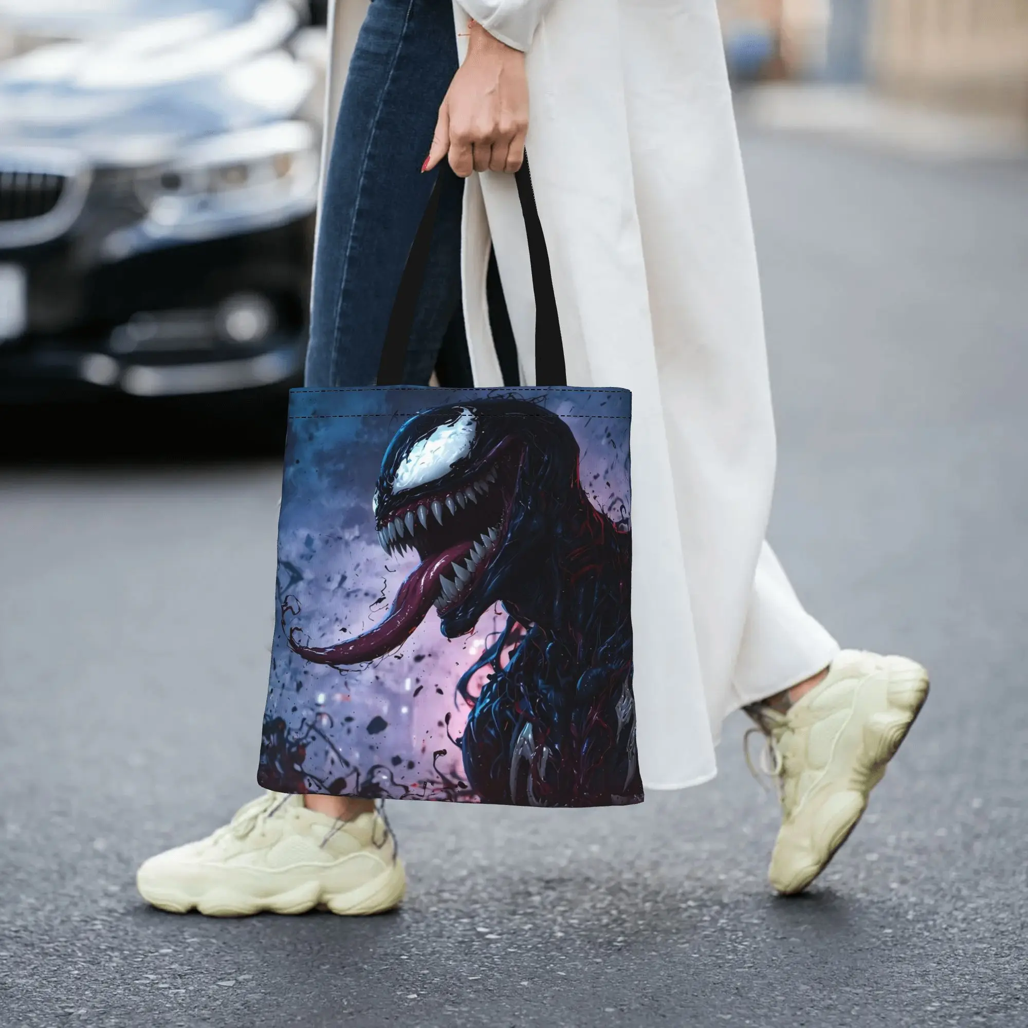 Fashion shopping bag Daily commute Venom Canvas Marvel Marvel Canvas Tote Bag Women'S Shoulder Handbag
Fashion shopping bag Daily commute Venom Canvas Marvel Marvel Canvas Tote Bag Women'S Shoulder Handbag