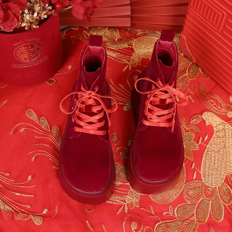 New Arrival 2025 Ankle Boots Fabric Round Toe Chunky Mid Heel Lace-up Women's Shoes Winter Plus Size Festive Wedding Shoes
New Arrival 2025 Ankle Boots Fabric Round Toe Chunky Mid Heel Lace-up Women's Shoes Winter Plus Size Festive Wedding Shoes