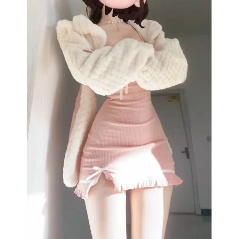 Японский сладкий дизайн, тонкий костюм, милая девушка, кружевная лоскутная куртка с короткими рукавами + платье трапециевидной формы, корейский шикарный однотонный комплект из 2 предметов
Японский сладкий дизайн, тонкий костюм, милая девушка, кружевная лоскутная куртка с короткими рукавами + платье трапециевидной формы, корейский шикарный однотонный комплект из 2 предметов