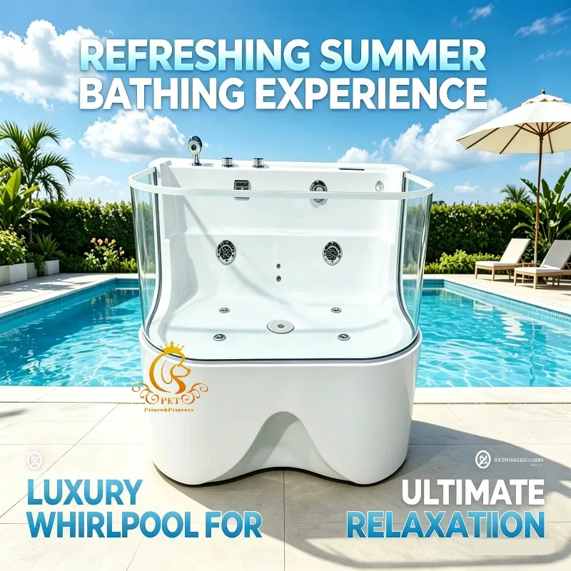 Household Indoor Independent Constant Temperature Pet Bath Basin Cat and Dog Spa Bathtub Jet Lamp Bead Bathtub
Household Indoor Independent Constant Temperature Pet Bath Basin Cat and Dog Spa Bathtub Jet Lamp Bead Bathtub