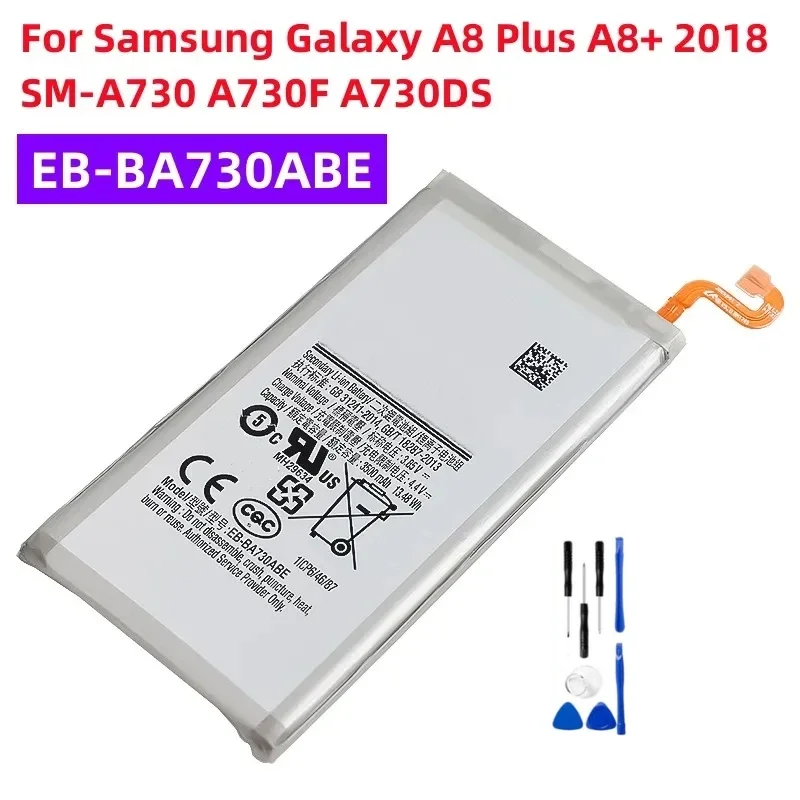 New EB-BA730ABE 3500mAh battery for Samsung Galaxy A8 plus A8 (2018) SM-A730 a730f a730ds a730x tools
New EB-BA730ABE 3500mAh battery for Samsung Galaxy A8 plus A8 (2018) SM-A730 a730f a730ds a730x tools