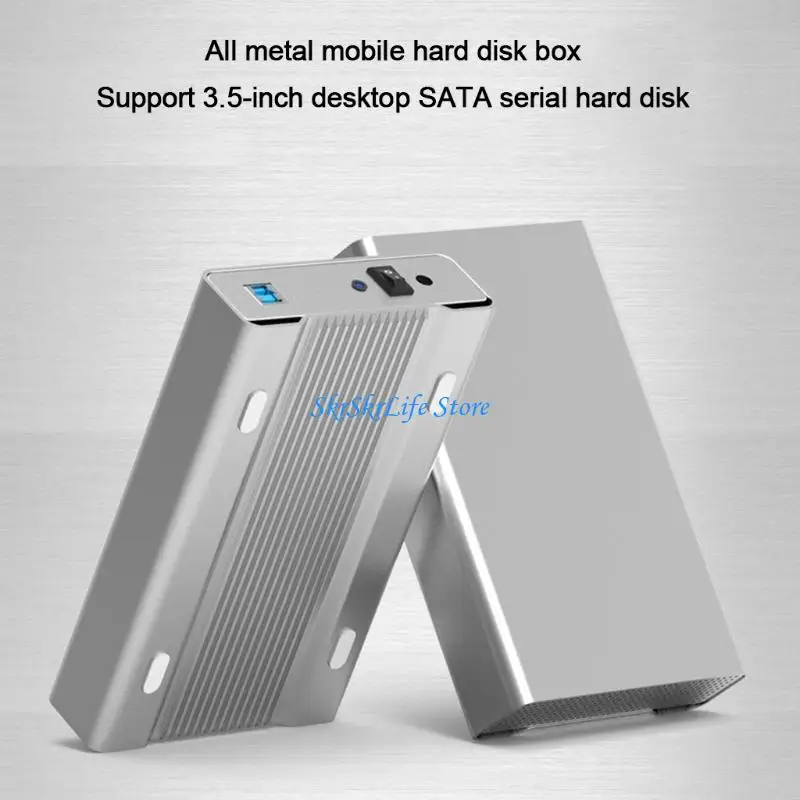 E65E Full Aluminum Alloy 3.5 Inch HDD Enclosure Type C USB Usb A Hard Disk Caddy for Case Desktop 3.5'' SSD Storage
E65E Full Aluminum Alloy 3.5 Inch HDD Enclosure Type C USB Usb A Hard Disk Caddy for Case Desktop 3.5'' SSD Storage