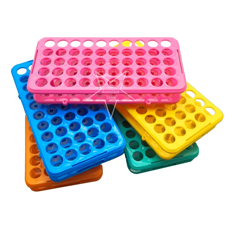 1piece 50 Well Plastic Centrifuge Tube Rack for 5ml 7ml 10ml 15ml Laboratory Tubes
1piece 50 Well Plastic Centrifuge Tube Rack for 5ml 7ml 10ml 15ml Laboratory Tubes