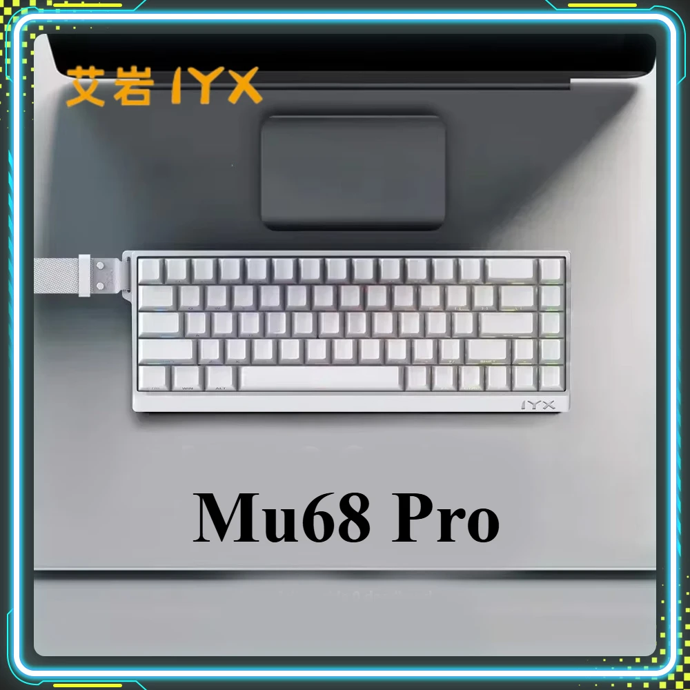 IYX MU68 Pro Magnetic Switch Gaming Keyboards 8k RT0.04 RGB Backlit Hot Swap Wired Mechanical Keyboard PC Gifts for E-sports
IYX MU68 Pro Magnetic Switch Gaming Keyboards 8k RT0.04 RGB Backlit Hot Swap Wired Mechanical Keyboard PC Gifts for E-sports
