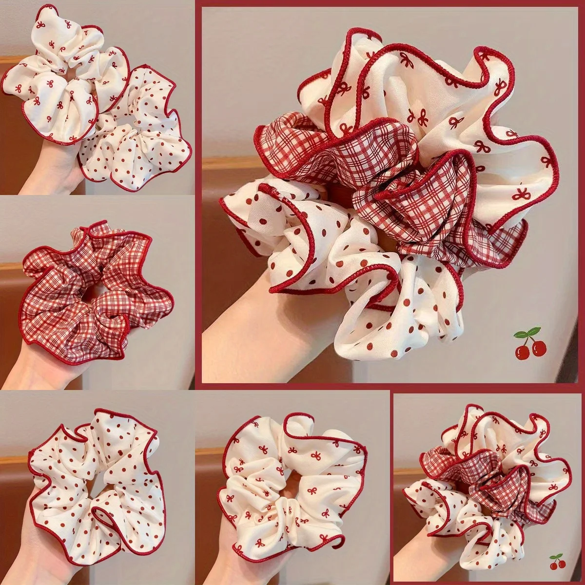 Fashion Red Dots Scrunchies Cotton Fabric Bow Butterfly Hair Tie Ropes Girls Kawaii Elastic Hair Bands White Fairy Headwear
Fashion Red Dots Scrunchies Cotton Fabric Bow Butterfly Hair Tie Ropes Girls Kawaii Elastic Hair Bands White Fairy Headwear