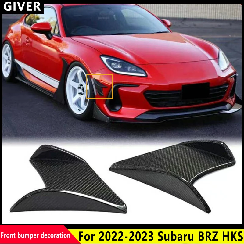 Suitable for 2022-2023 Subaru BRZ HKS model year carbon fiber front bumper decoration installation adhesive type (2-piece set)
Suitable for 2022-2023 Subaru BRZ HKS model year carbon fiber front bumper decoration installation adhesive type (2-piece set)