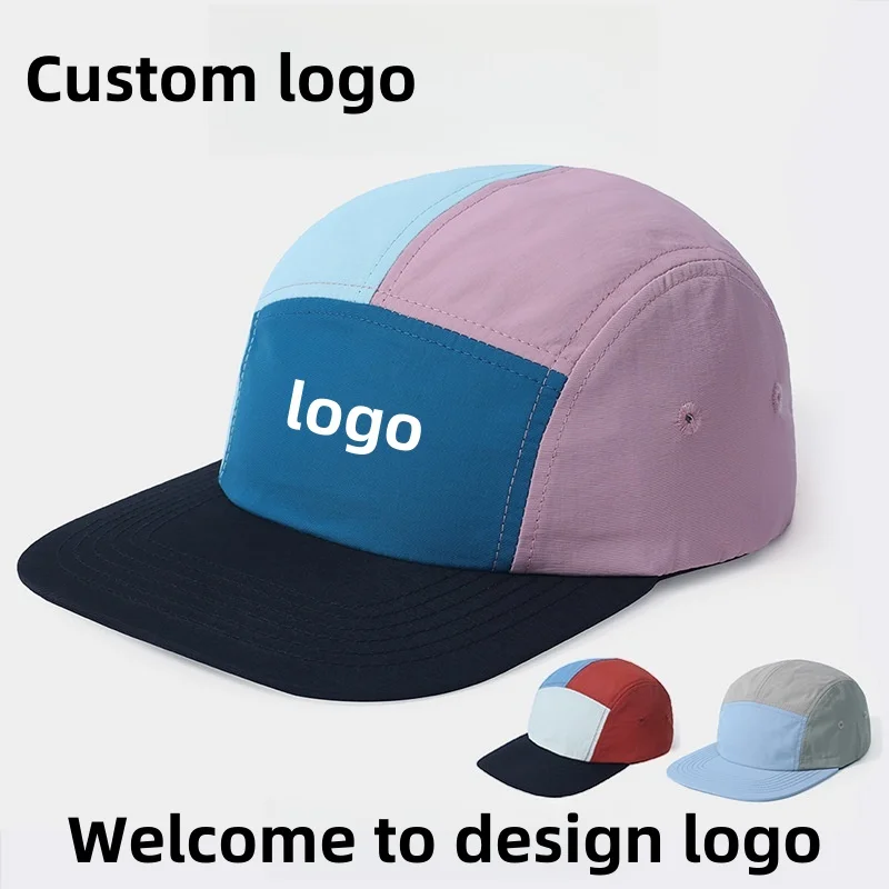 Custom design logo Men and women color matching five-piece hat quick dry waterproof baseball cap outdoor hiking flat brim hat
Custom design logo Men and women color matching five-piece hat quick dry waterproof baseball cap outdoor hiking flat brim hat
