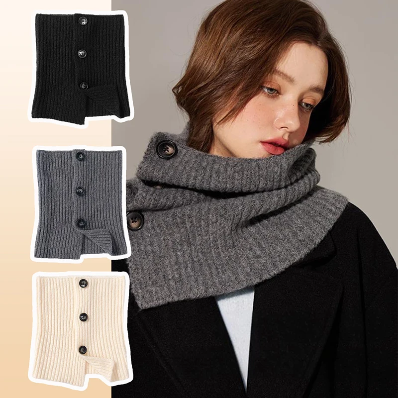 Вязаный шейный шарф, стильный шейный платок с боковыми пуговицами, съемный шарф, водолазка, однотонный, повседневный, теплый шарф для шеи, накидка для женщин
Вязаный шейный шарф, стильный шейный платок с боковыми пуговицами, съемный шарф, водолазка, однотонный, повседневный, теплый шарф для шеи, накидка для женщин