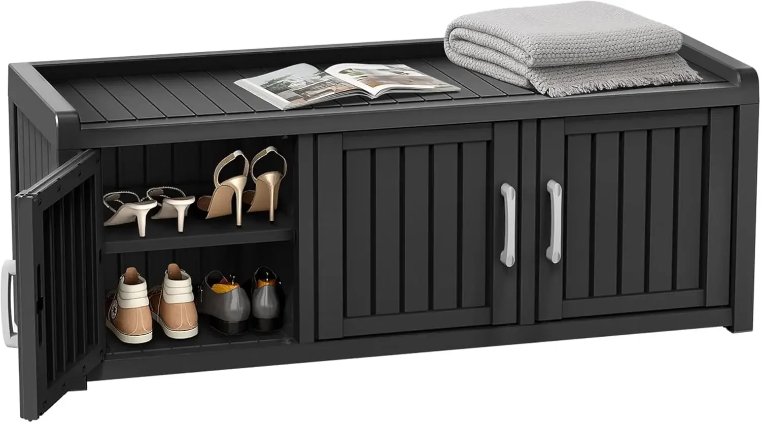 Shoe Cabinet Waterproof UV Resistant Storage Bench Indoor Outdoor with Adjustable Shelves for Entryway Bedroom Hallway Living
Shoe Cabinet Waterproof UV Resistant Storage Bench Indoor Outdoor with Adjustable Shelves for Entryway Bedroom Hallway Living
