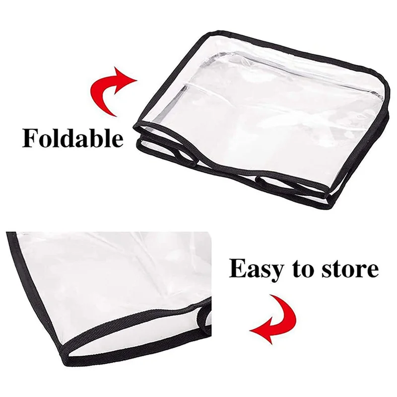 ELEG-2X Toaster Oven Dust Cover Kitchen Appliance Cover Transparent Breakfast Machine Toaster Cover Foldable Dust Cover
ELEG-2X Toaster Oven Dust Cover Kitchen Appliance Cover Transparent Breakfast Machine Toaster Cover Foldable Dust Cover