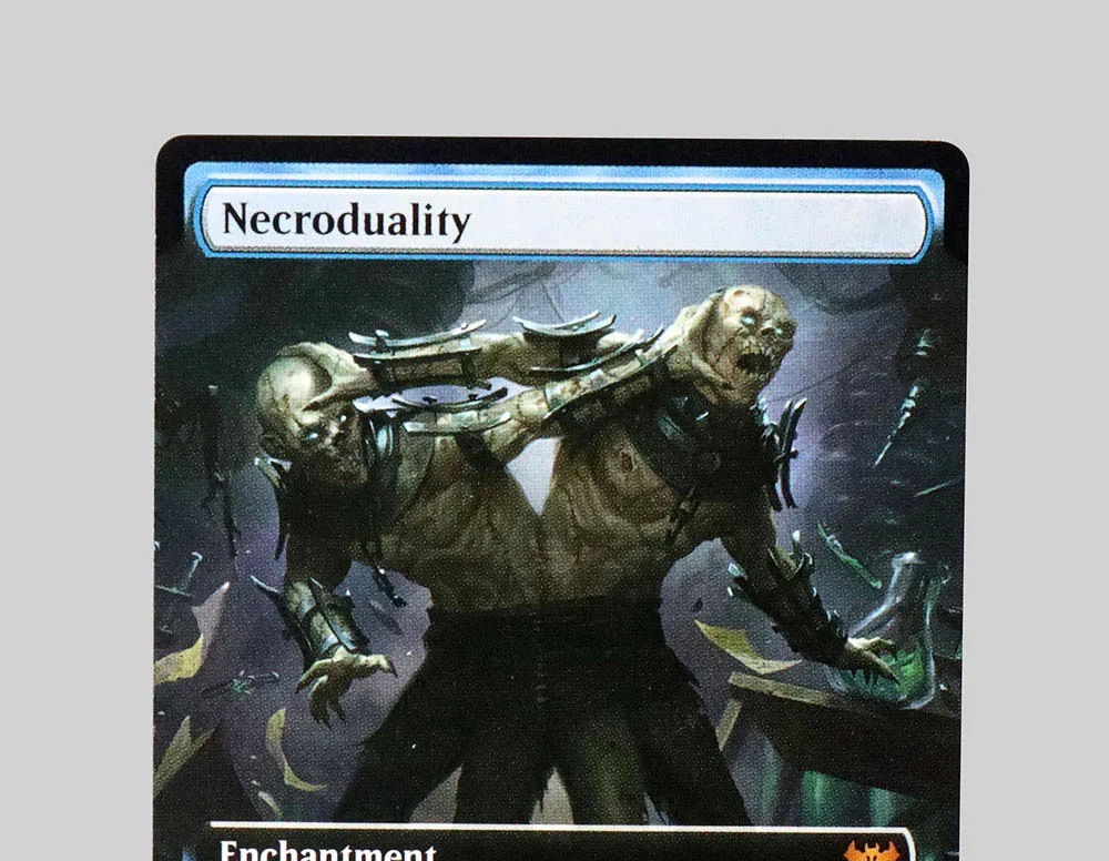 Necroduality Foil/Holo TCG Magical Proxy Black Top Quality Proxy Playing Cards Gathering Board Game Deck Trading Cards
Necroduality Foil/Holo TCG Magical Proxy Black Top Quality Proxy Playing Cards Gathering Board Game Deck Trading Cards