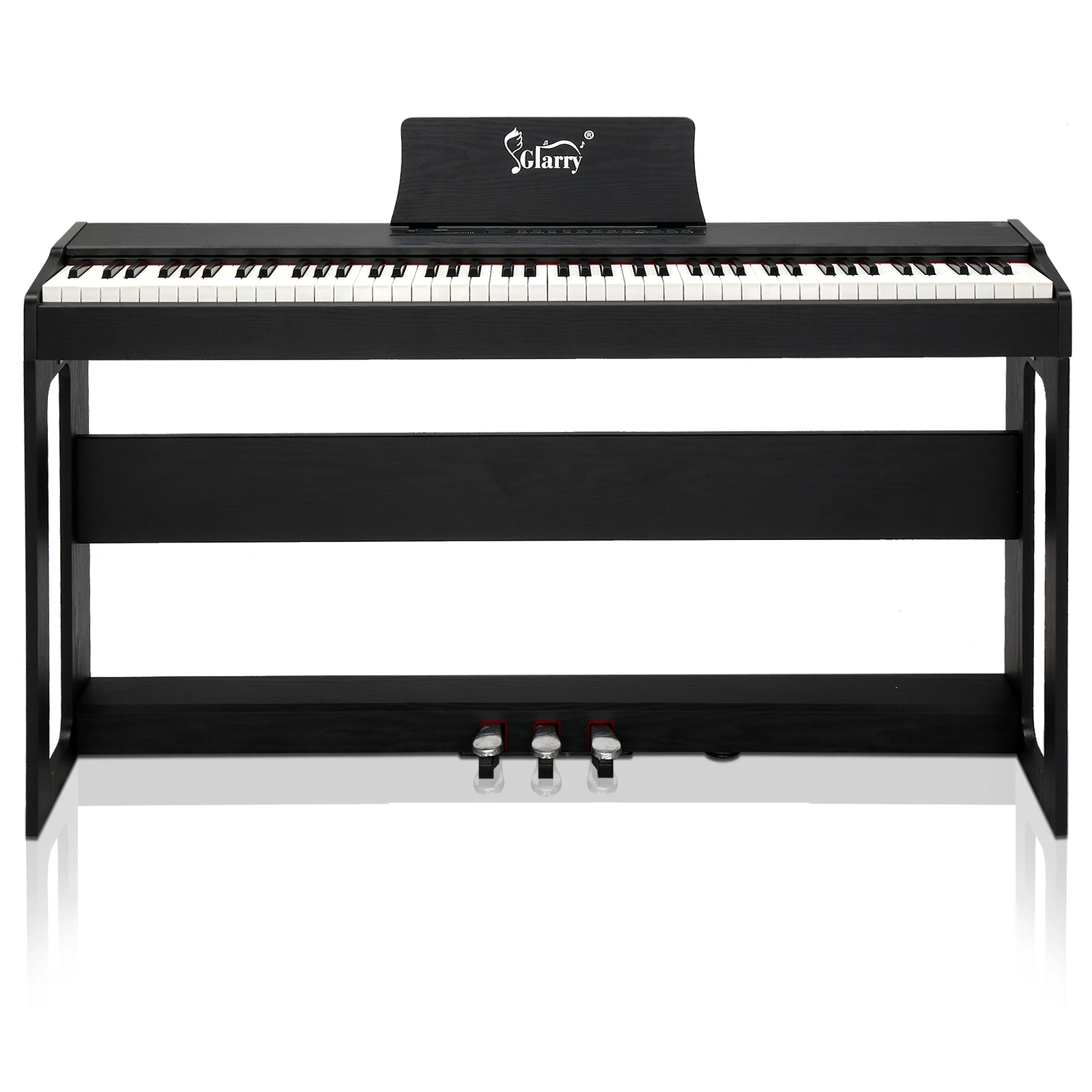 GDP-104 88 Keys Full Weighted Keyboards Digital Piano with Furniture Stand, Power Adapter, Triple Pedals, Headphone
GDP-104 88 Keys Full Weighted Keyboards Digital Piano with Furniture Stand, Power Adapter, Triple Pedals, Headphone