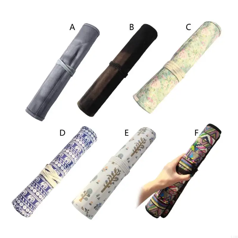 L4MD Canvas Pencil Wrap Bag Pencils Roll for Case Hold for 20 Color Pencils Stationery for School Office Trav
L4MD Canvas Pencil Wrap Bag Pencils Roll for Case Hold for 20 Color Pencils Stationery for School Office Trav