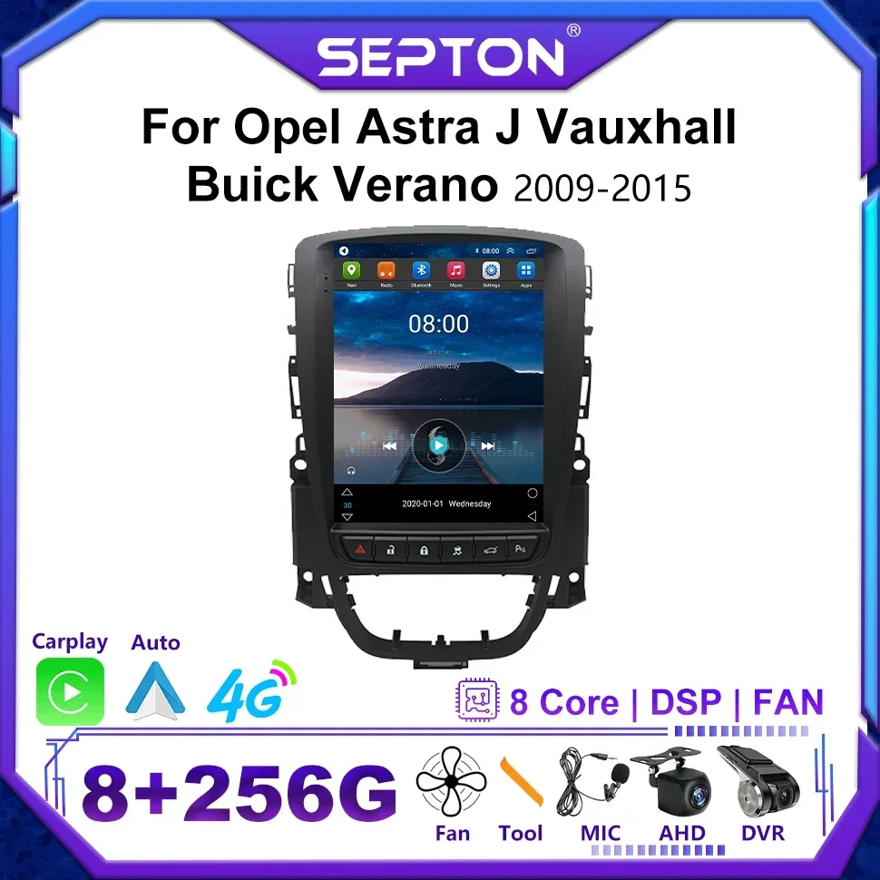SEPTON Car Stereo Radio for Opel Astra J Vauxhall Buick Verano 2009-2015 Android 9.7" CarPlay Multimedia GPS 2Din Audio HeadUnit
SEPTON Car Stereo Radio for Opel Astra J Vauxhall Buick Verano 2009-2015 Android 9.7" CarPlay Multimedia GPS 2Din Audio HeadUnit