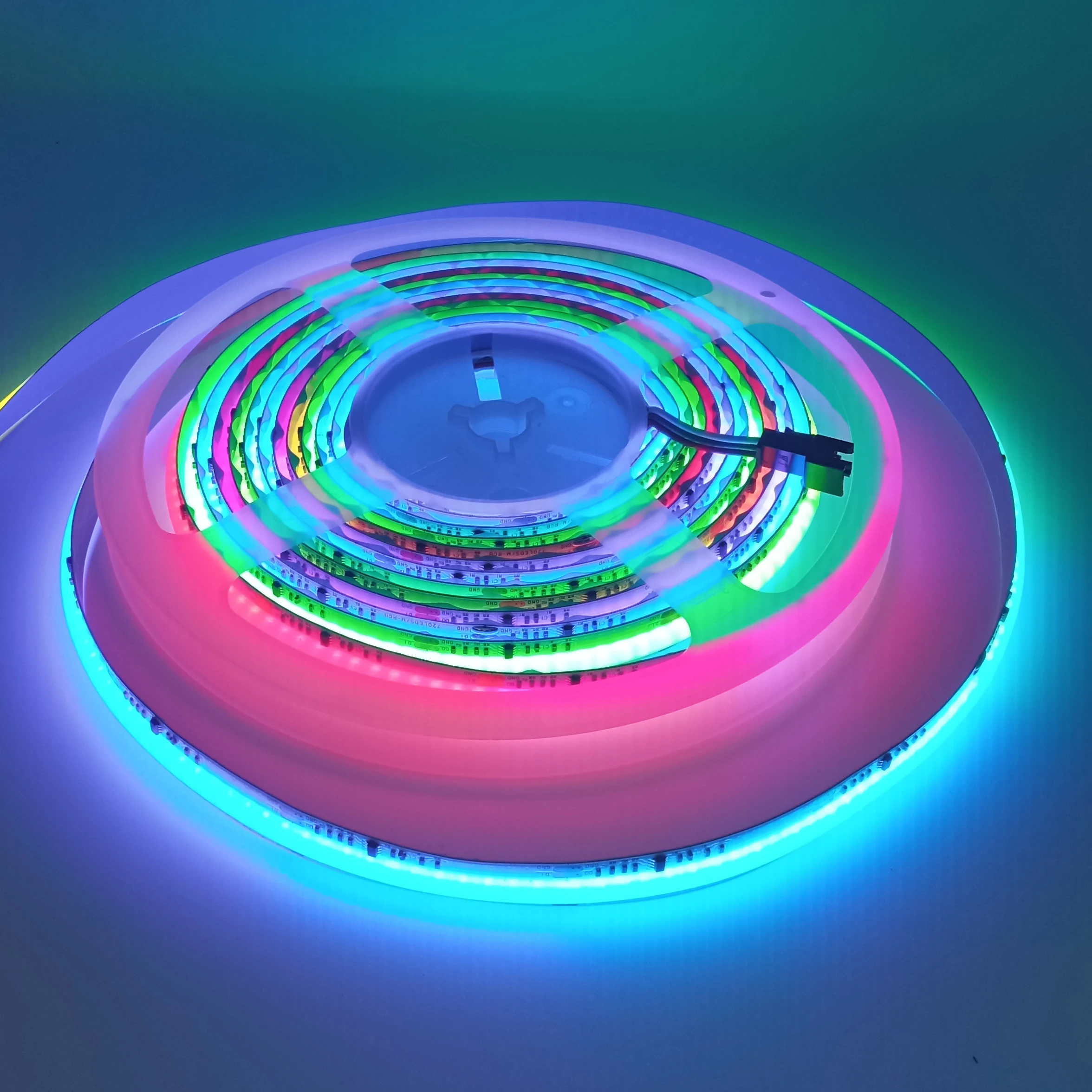 Addressable Flex COB LED Strip Light 24V ws2811 720leds/m Full Dream Color LED Tape Strip Magic Colorful Room Decor Lamp for TV
Addressable Flex COB LED Strip Light 24V ws2811 720leds/m Full Dream Color LED Tape Strip Magic Colorful Room Decor Lamp for TV