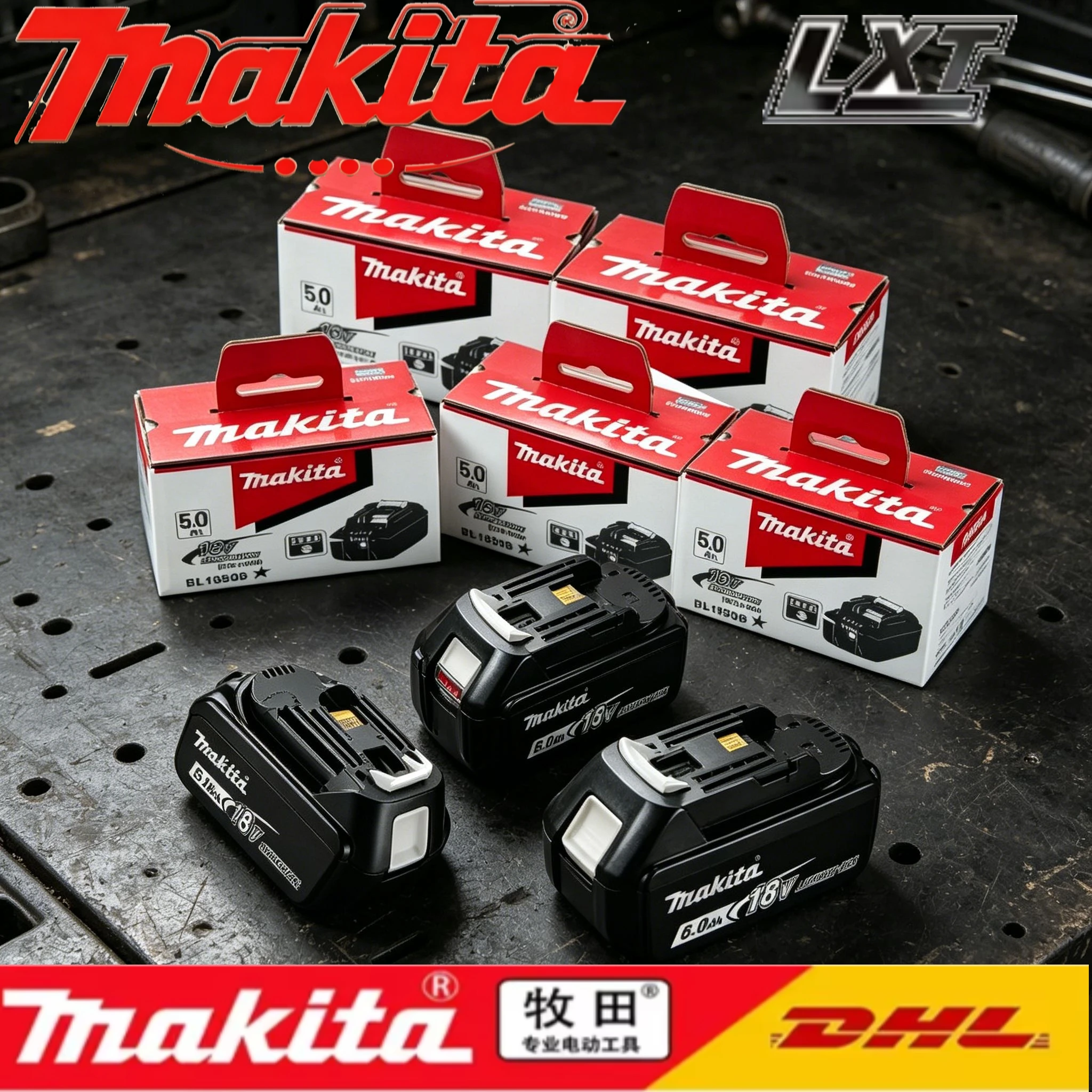 100%Makita 18V 5.0Ah Battery BL Series, Easy to install and replace for electric saw, leaf blower and grass trimmer garden tools
100%Makita 18V 5.0Ah Battery BL Series, Easy to install and replace for electric saw, leaf blower and grass trimmer garden tools