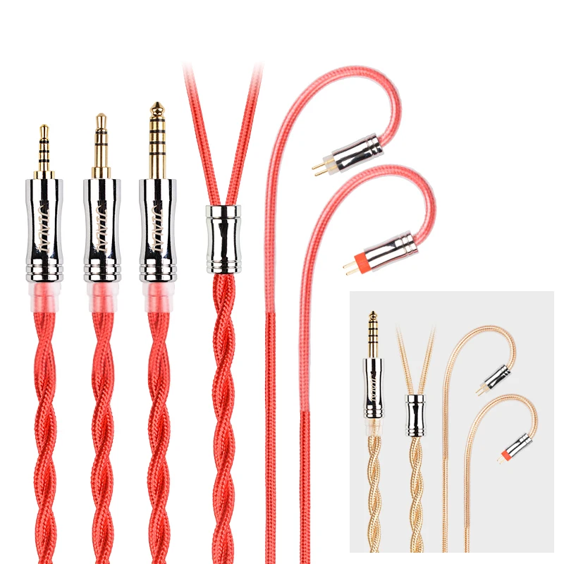 NICEHCK JIALAI JLDT3 Cost Effective OCC HiFi IEM Earphone Cable Wire 3.5/2.5/4.4mm MMCX/QDC/0.78mm 2Pin For EDX Pro ZSN CRA ZERO
NICEHCK JIALAI JLDT3 Cost Effective OCC HiFi IEM Earphone Cable Wire 3.5/2.5/4.4mm MMCX/QDC/0.78mm 2Pin For EDX Pro ZSN CRA ZERO