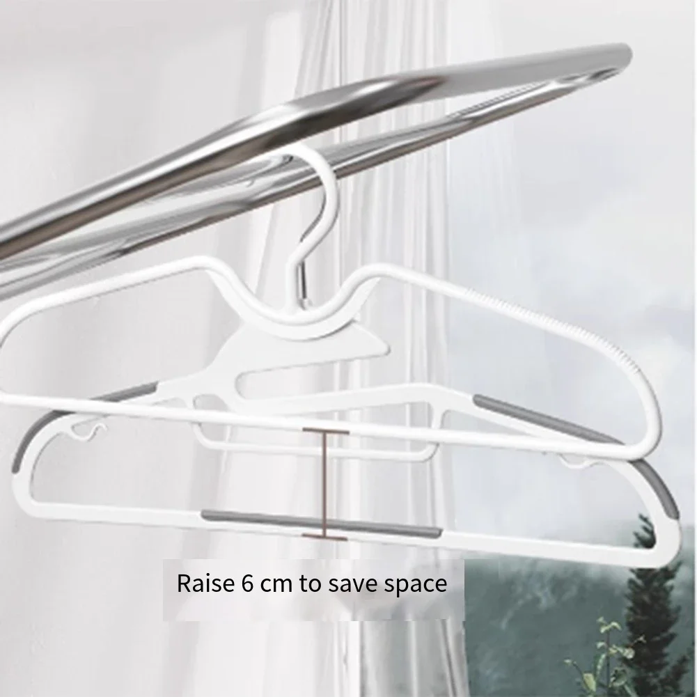10 PCS Short Neck Anti-Slip Plastic Clothes Hangers Save Vertical Space Plastic Scarf Storage Hangers For Clothes
10 PCS Short Neck Anti-Slip Plastic Clothes Hangers Save Vertical Space Plastic Scarf Storage Hangers For Clothes
