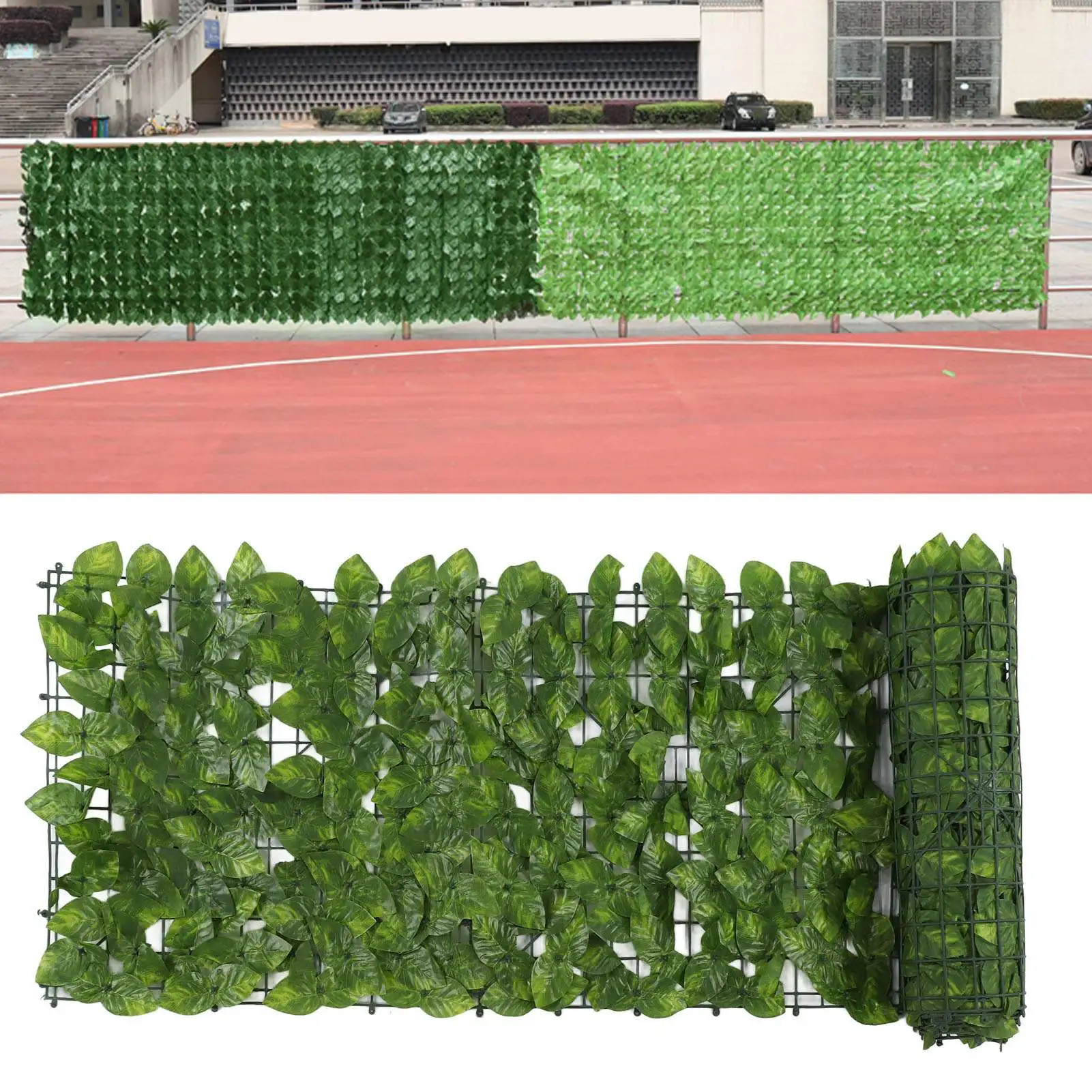 Faux Leaf Hedge Simulation Prevent Leaves Falling Off Decorative Artificial Fence Screen for Balcony Courtyard 0.5x3 Meters
Faux Leaf Hedge Simulation Prevent Leaves Falling Off Decorative Artificial Fence Screen for Balcony Courtyard 0.5x3 Meters