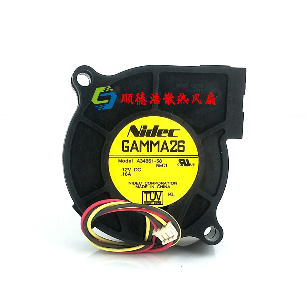 3-проводной серверный охлаждающий вентилятор Nidec A34861-58 GAMMA26 NEC1 DC 12V 0.16A 50x50x15 мм
3-проводной серверный охлаждающий вентилятор Nidec A34861-58 GAMMA26 NEC1 DC 12V 0.16A 50x50x15 мм