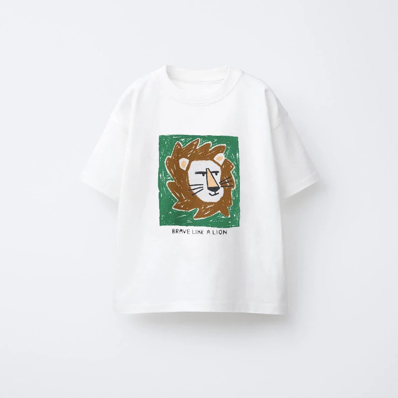 Animal Print Kids Cotton T-Shirt 9 S1a2624a8f34a4a75bda01bc08f3d9a84Z