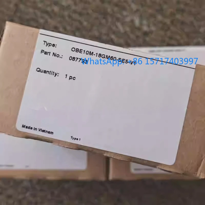 OBE10M-18GM60-SE5-V1 reflective photoelectric sensor in stock in Germany
OBE10M-18GM60-SE5-V1 reflective photoelectric sensor in stock in Germany