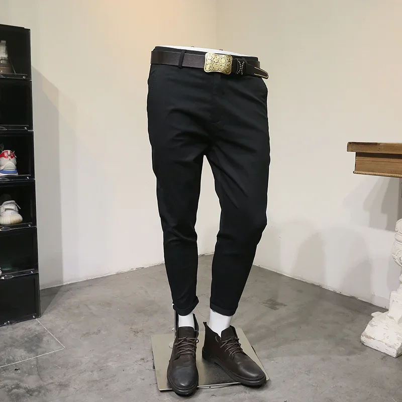 2023 Spring Autumn New Business Dress Pants Men High Waist Casual Trousers Slim Fit Formal Social Suit Pants Costume Homme
2023 Spring Autumn New Business Dress Pants Men High Waist Casual Trousers Slim Fit Formal Social Suit Pants Costume Homme
