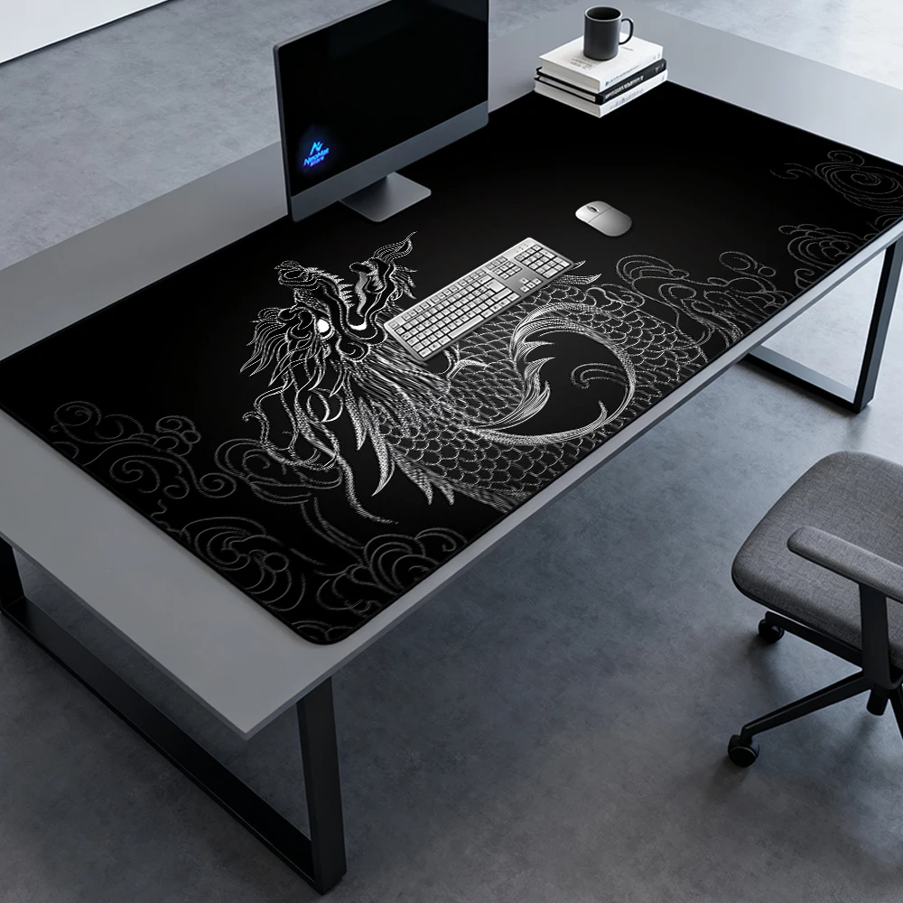 Japanese Mouse Pad Large Gaming Gamer Extended Desk Mat 180x60 Black Giant Dragon Art Line Accessories Mousepad
Japanese Mouse Pad Large Gaming Gamer Extended Desk Mat 180x60 Black Giant Dragon Art Line Accessories Mousepad