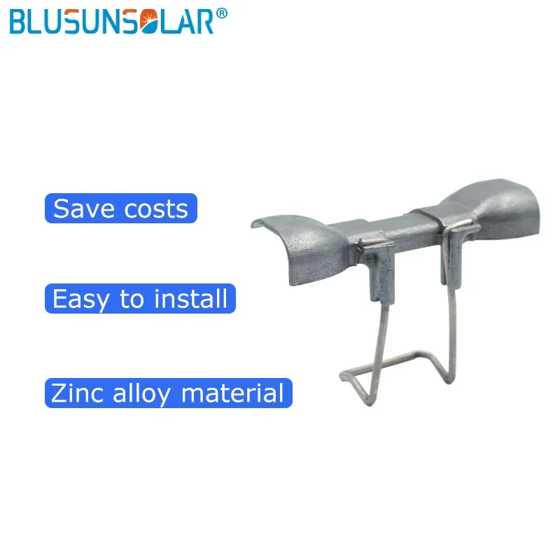 BLUSUNSOLAR 1000 Aluminum Alloy Solar Panel Drainage Clips for Cleaning Solar Panels, 30/35/40/45mm Hydrophily
BLUSUNSOLAR 1000 Aluminum Alloy Solar Panel Drainage Clips for Cleaning Solar Panels, 30/35/40/45mm Hydrophily