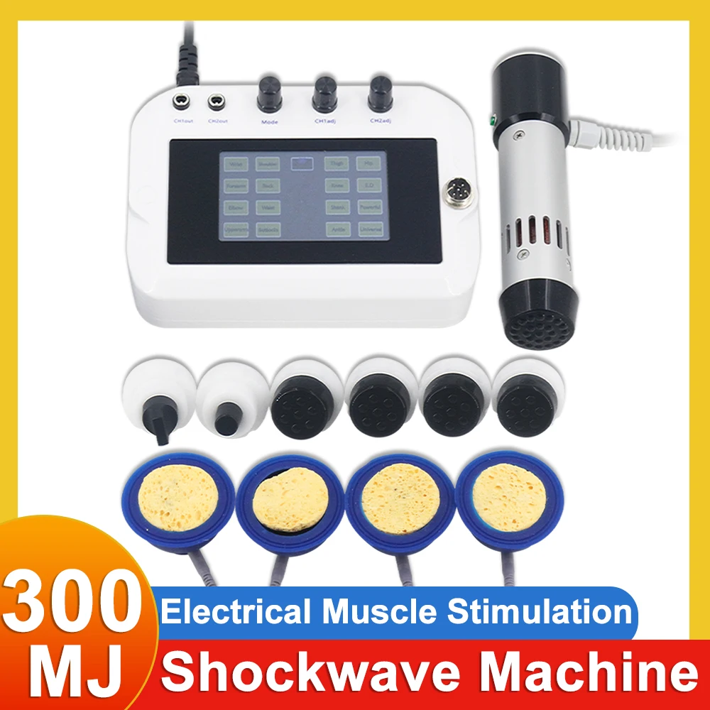 300mj Shockwave Therapy Machine Electrical Muscle Stimulation Pain Relief Body Relax ED Therapy 2in1 Portable Shock Wave Equipme
300mj Shockwave Therapy Machine Electrical Muscle Stimulation Pain Relief Body Relax ED Therapy 2in1 Portable Shock Wave Equipme