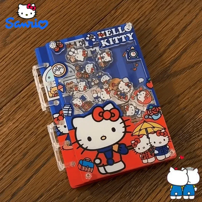 Kawaii Sanrio Anime Peripherals Hello Kitty Cartoon Acrylic Diy Shake Notebook Loose-Leaf Handbook Birthday Gift
Kawaii Sanrio Anime Peripherals Hello Kitty Cartoon Acrylic Diy Shake Notebook Loose-Leaf Handbook Birthday Gift